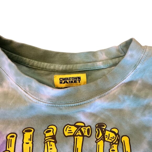 Chinatown Market Urban Outfitters Tie Dye Tee Tropical Graphic Tee M - Picture 5 of 6
